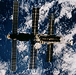 Mir in orbit